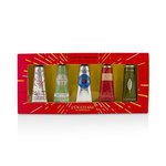 L'OCCITANE Hand Cream Collection Set: Cherry Blossom + Almond + Shea Butter + Rose + Verveine (Verbena)